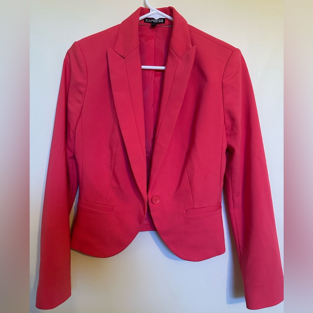 Express Women's Hot Pink Blazer
